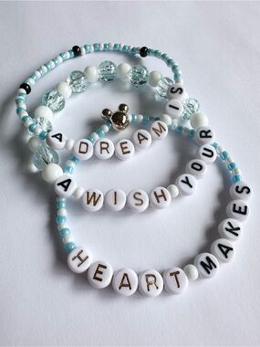 Disney Inspired Bracelet Stack A Dream Is A Wish Your Heart Makes